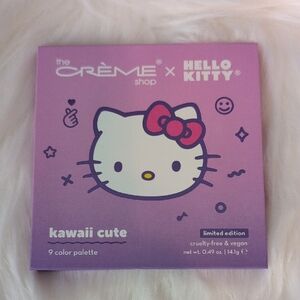 The Crème Shop x Hello Kitty Kawaii Cute 9 Color Palette New
